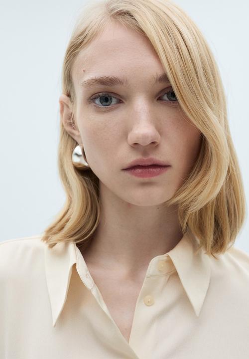 MANGO - Shirt ideale - natural