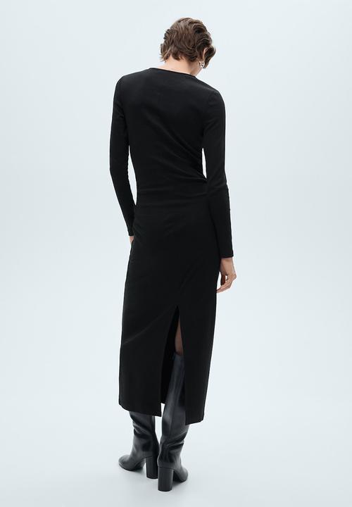 MANGO - Dress basila - black