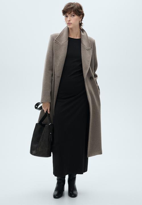 MANGO - Dress basila - black