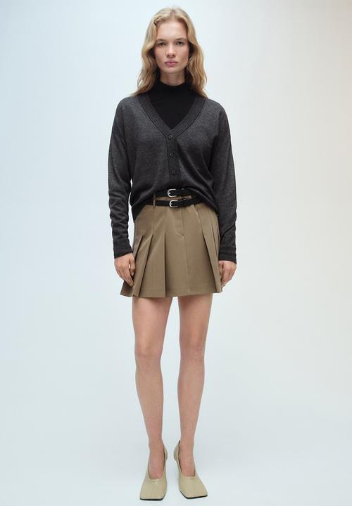MANGO - Cardigan lucca - dark grey1