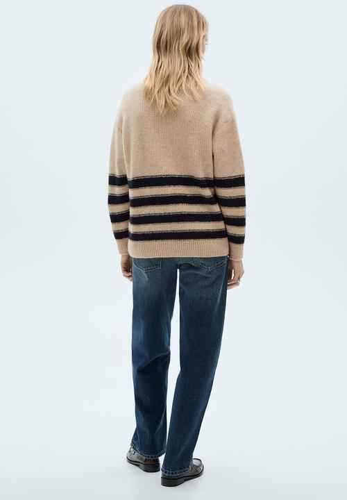 MANGO - Sweater capitan - light beige