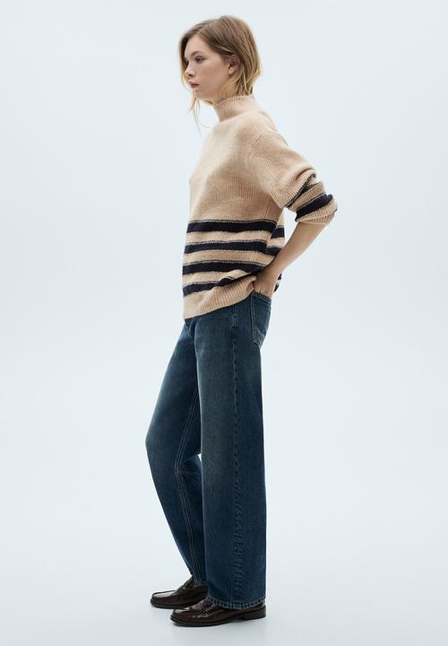MANGO - Sweater capitan - light beige