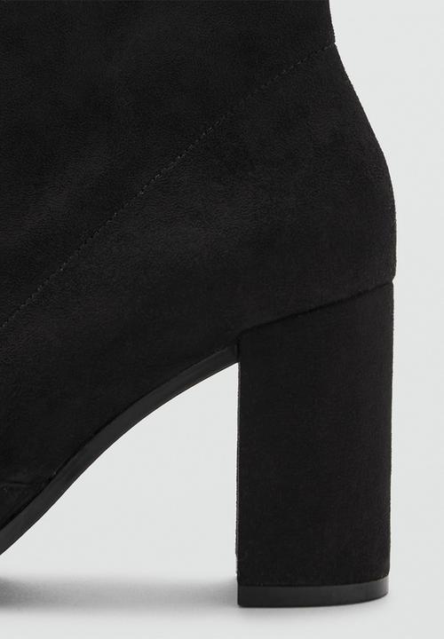 MANGO - Bony ankle boot - black