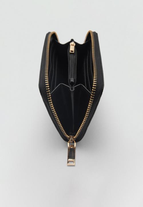 MANGO - Wallet m leonor - black