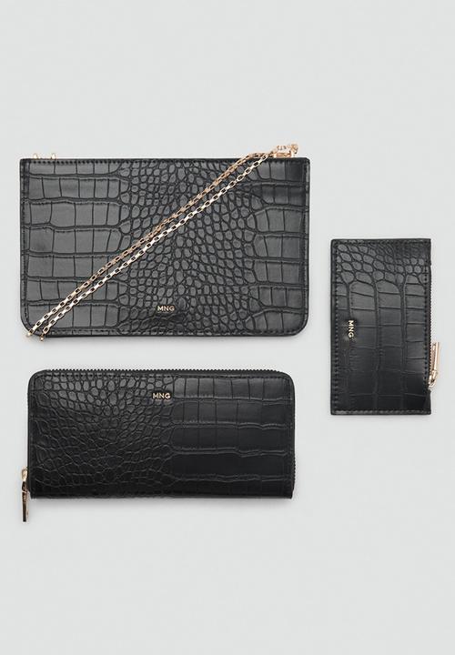 MANGO - Wallet m leonor - black