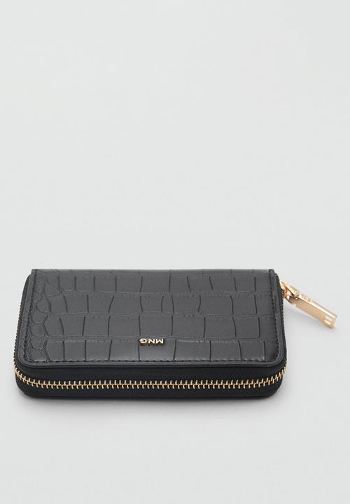 MANGO - Wallet m leonor - black
