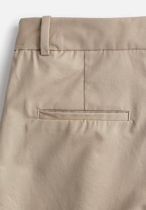 H&M - Crease-leg chinos - beige