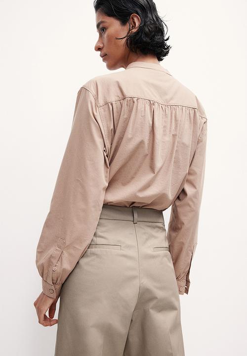 H&M - Crease-leg chinos - beige