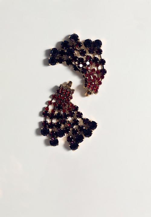 MANGO - Nerea earrings - red
