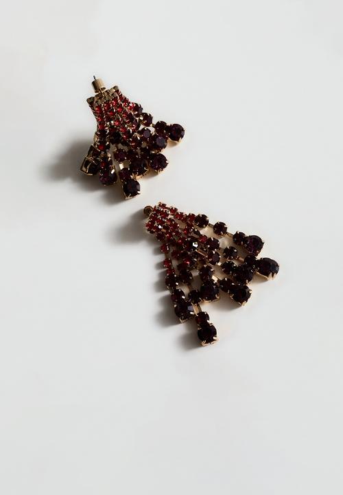MANGO - Nerea earrings - red