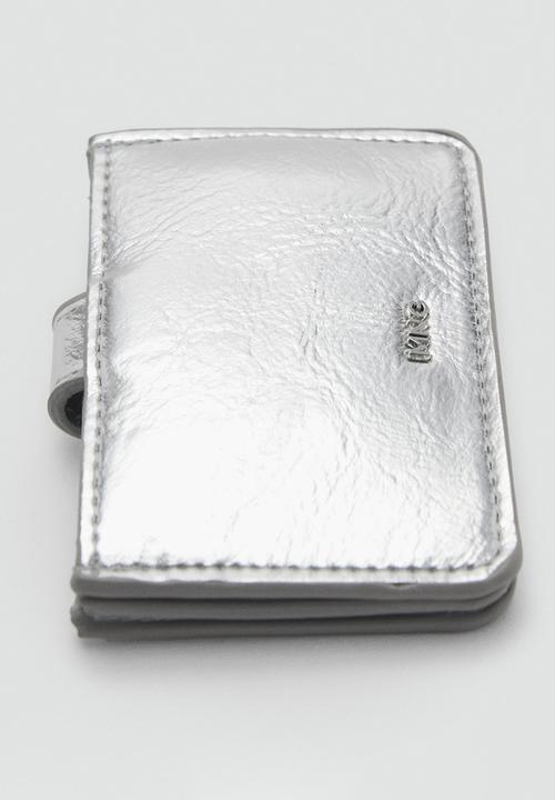 MANGO - Card holder kilates - silver