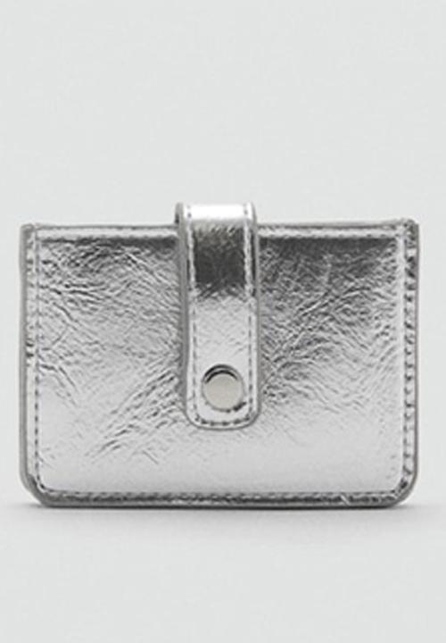 MANGO - Card holder kilates - silver
