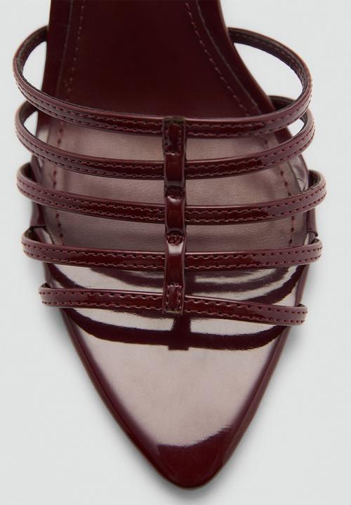 MANGO - Mili heel - dark red