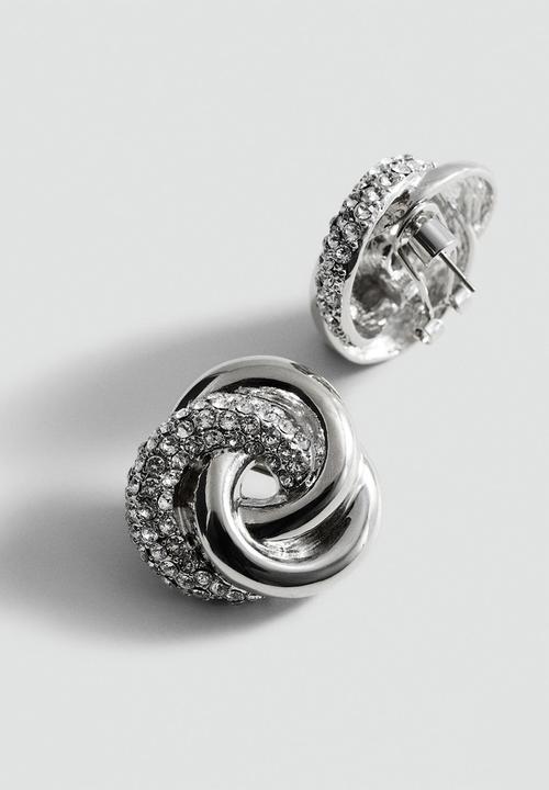 MANGO - Naim earrings - silver