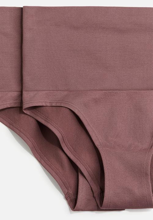 H&M - 2-pack medium shaping briefs - pink