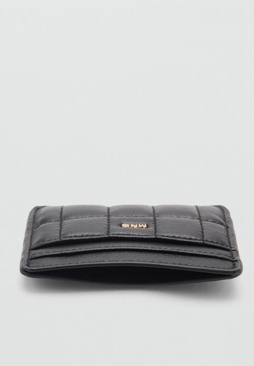 MANGO - Praline cardholder - black