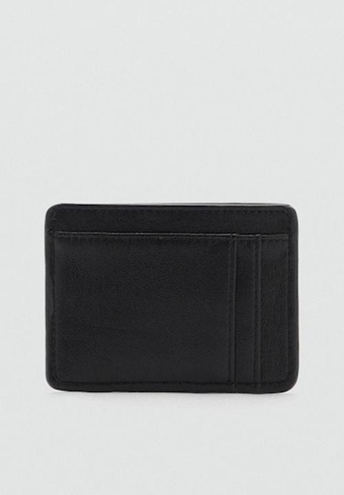 MANGO - Praline cardholder - black