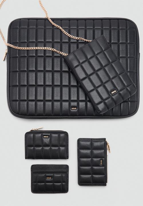 MANGO - Praline cardholder - black