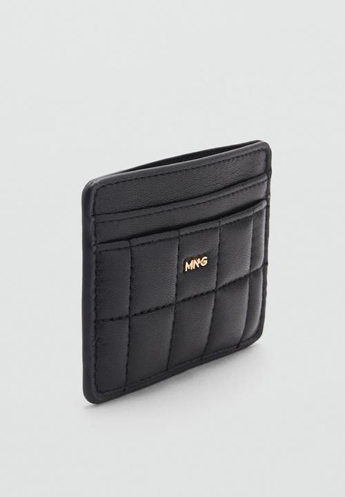 MANGO - Praline cardholder - black