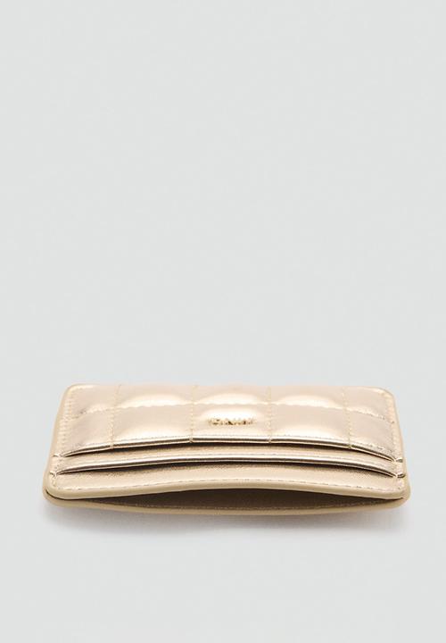 MANGO - Praline cardholder - gold