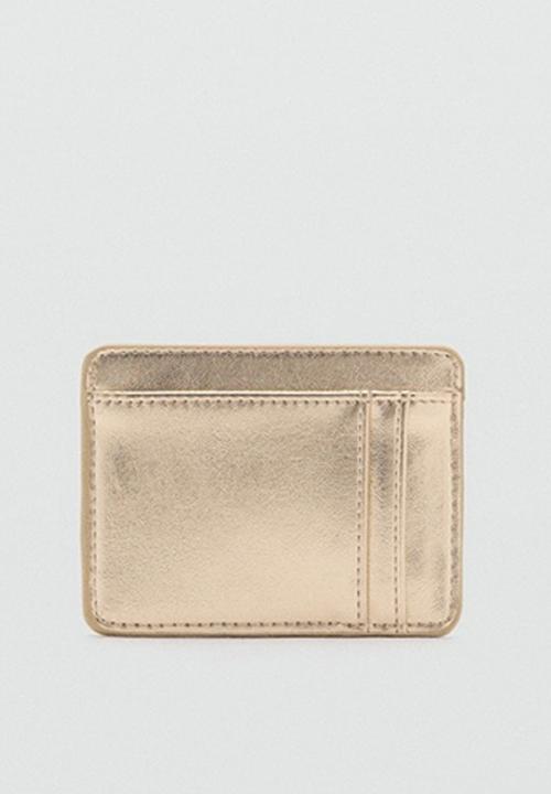 MANGO - Praline cardholder - gold