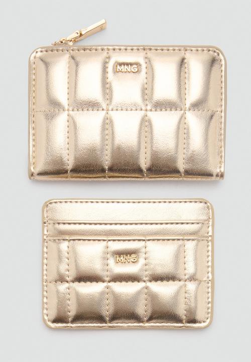 MANGO - Praline cardholder - gold