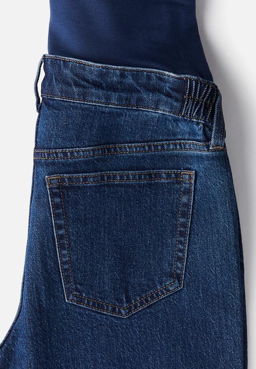 H&M - Mama wide jeans - dark denim blue