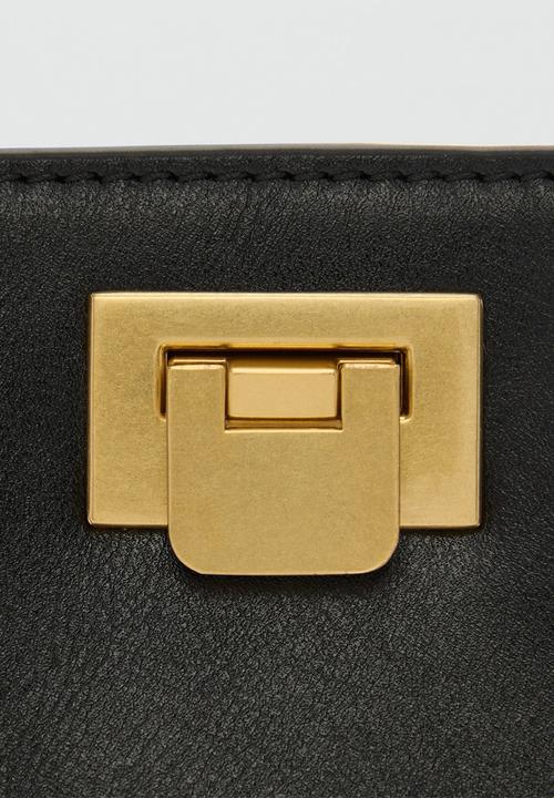 MANGO - Bag mch mike- black