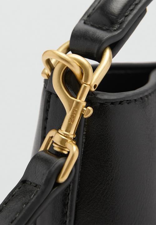 MANGO - Bag mch mike- black