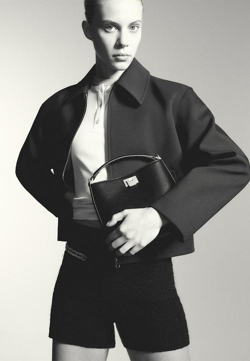 MANGO - Bag mch mike- black