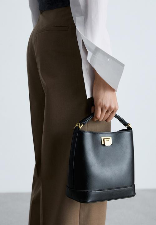 MANGO - Bag mch mike- black