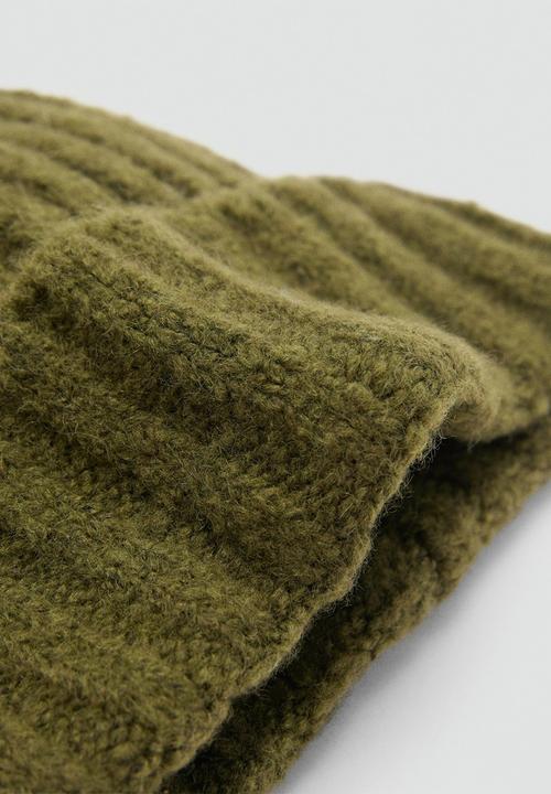 MANGO - Rina beanie - khaki