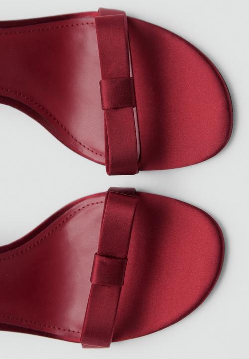MANGO - Cosmo heel - red