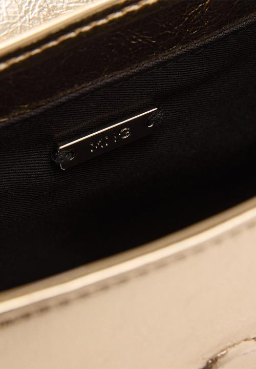 MANGO - Eugenia crossbody bag - gold