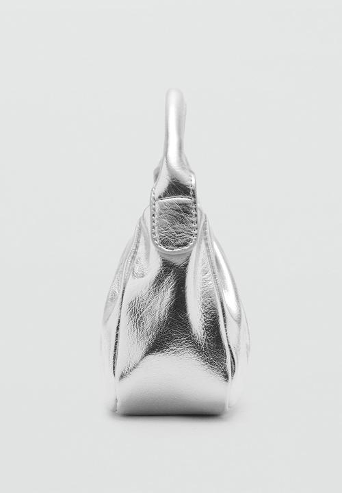 MANGO - Leon crossbody bag - silver