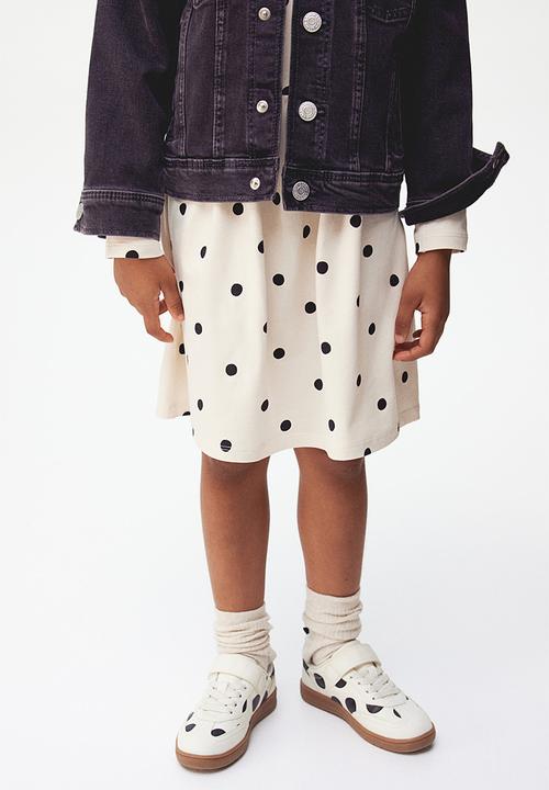 H&M - Printed cotton dress - beige