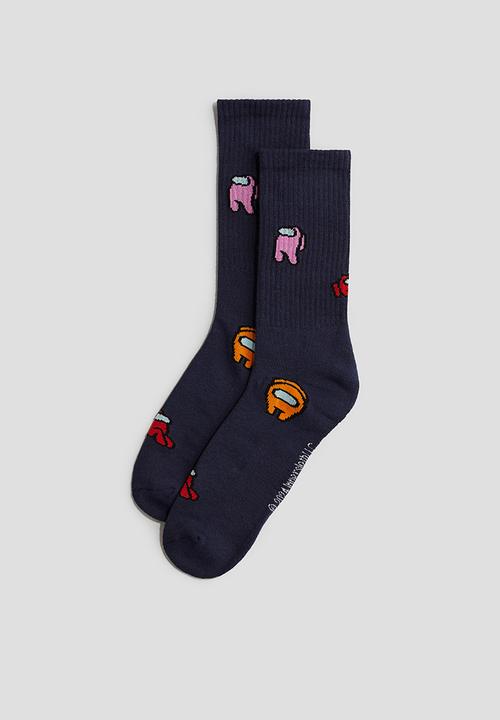 H&M - 5-Pack intarsia motif socks - Blue