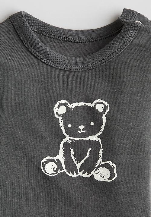 H&M - Long-sleeved bodysuit - Grey