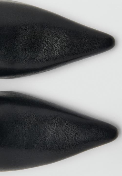 MANGO - Zip ankle boot - black