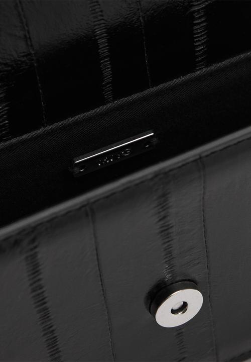 MANGO - Rain crossbody bag - black