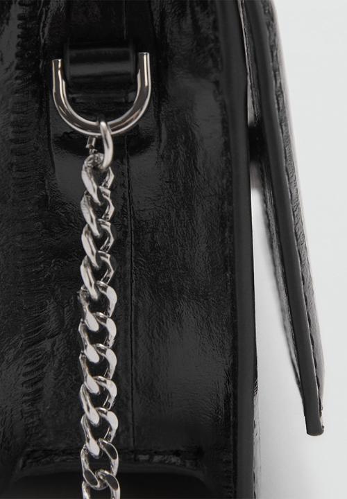 MANGO - Rain crossbody bag - black