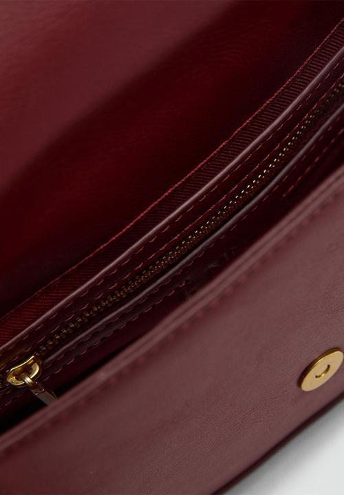 MANGO - Bag i lyrata - maroon