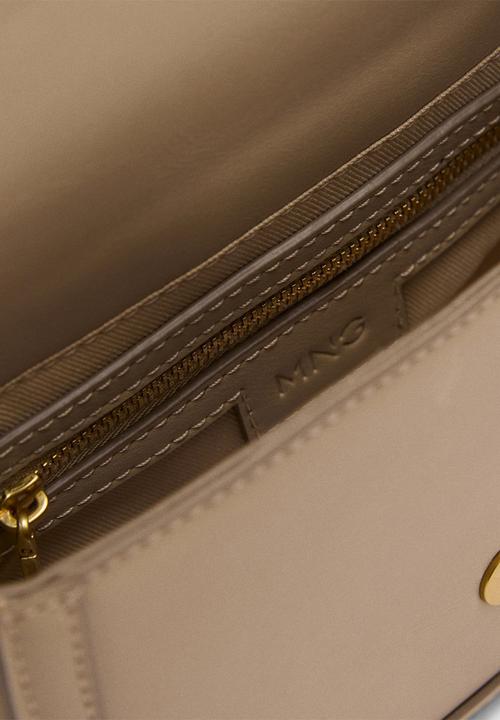 MANGO - Lyrata crossbody bag - light brown