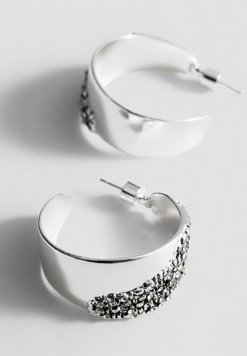 MANGO - Earrings nuria - silver