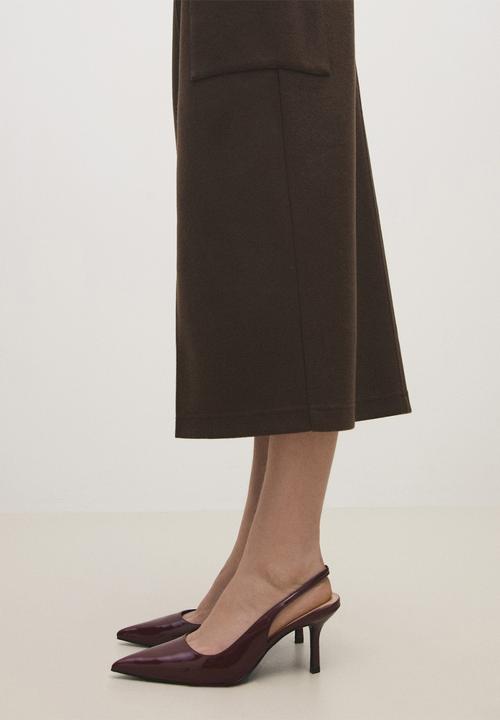 MANGO - Sunny heel - dark red
