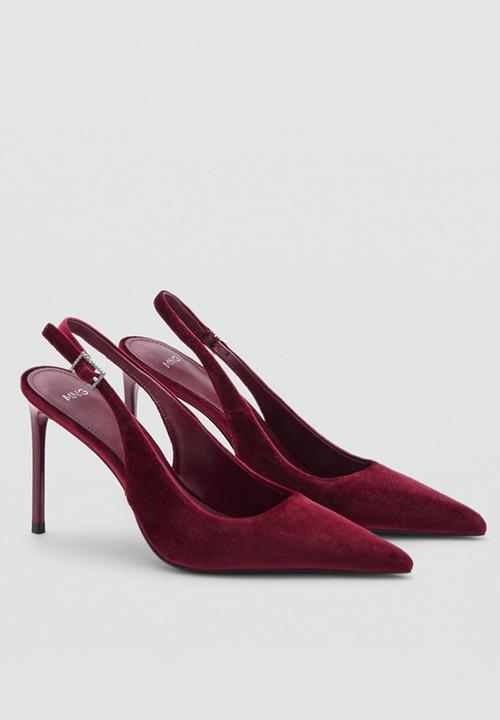 MANGO - Vanilla heel - red