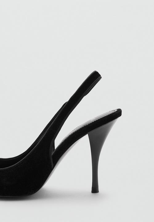 MANGO - Choconut heel - black