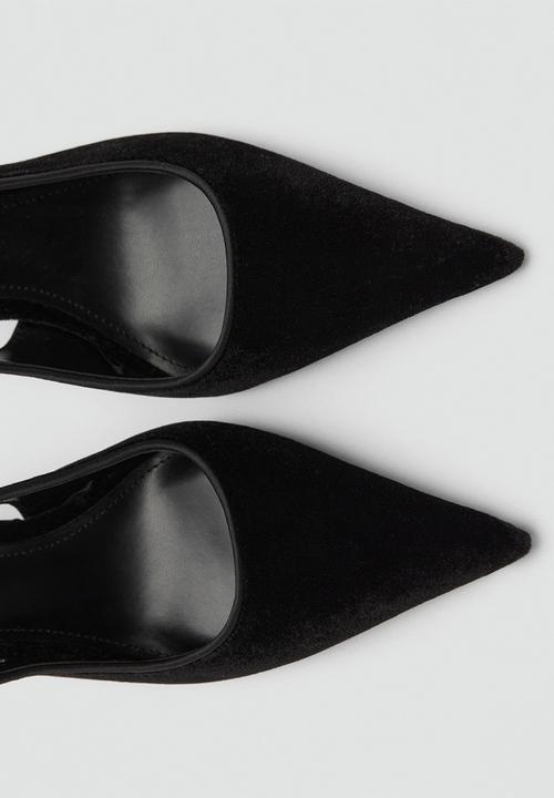 MANGO - Choconut heel - black