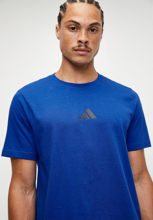adidas Performance - Small Logo Sl Sj T 4 Royal  - Blue