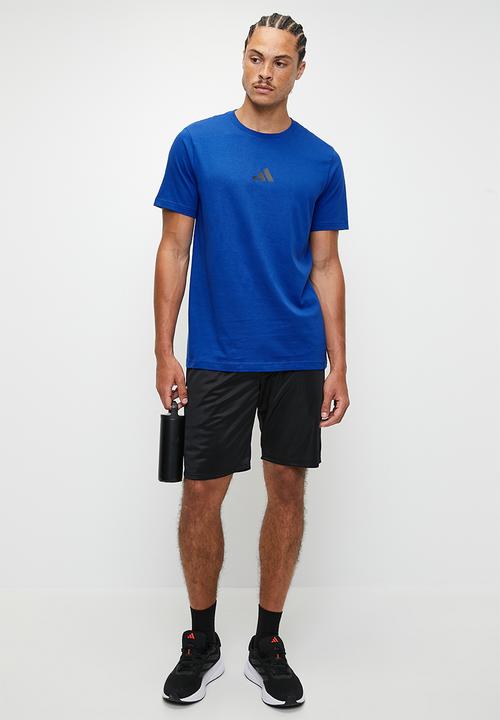 adidas Performance - Small Logo Sl Sj T 4 Royal  - Blue